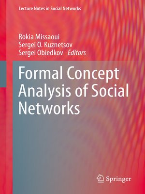 cover image of Formal Concept Analysis of Social Networks